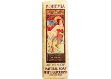 Bohemia Gifts & Cosmetics Alfons Mucha Med a obilí toaletní mýdlo 125 g