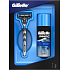 Gillette Mach3 razor + Extra comfort shaving gel 75 ml, cosmetic set, for men