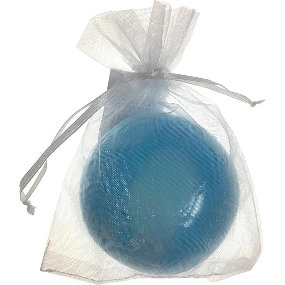 Fragrant Glycerine soap in fine organza Marble Sea Breze 140 g