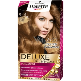 Schwarzkopf Palette Deluxe hair color 546 Caramel gold blond 115 ml