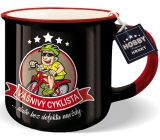 Nekupto Hobby mug with the words Passionate Cyclist 250 ml