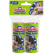Spontex Textile disc spare 10 mx 2 piece cleaning glue roller removes dust, threads, hair and hair