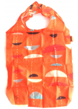 Piz Buin Shopping bag for a handbag orange, with a case 36 x 30 cm