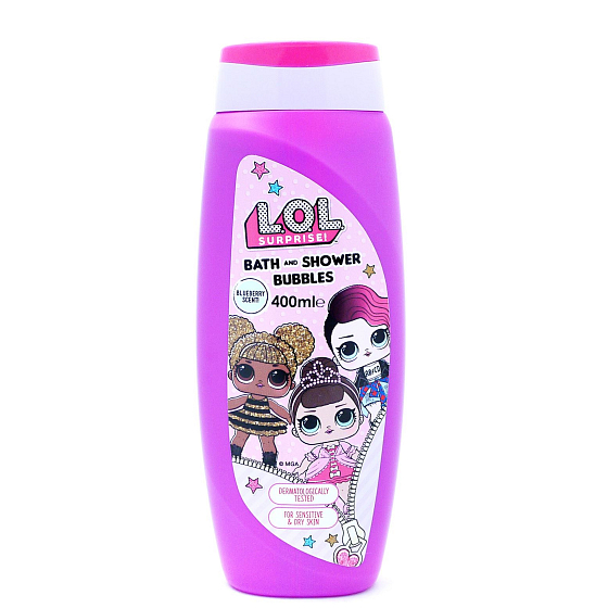 LOL Surprise! 2 in 1 shower gel and bath foam for children 400 ml