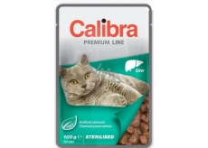 Calibra Premium Liver in sauce complete food for adult sterilized cats pocket 100 g