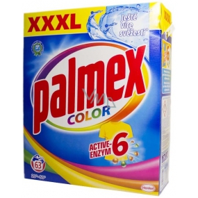 Palmex Active-Enzyme 6 Color washing powder for colored laundry 63 doses 4.1 kg Box