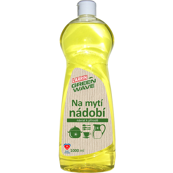 Larrin Green Wave Dishwashing Liquid, Eco-friendly Cleaning Agent 1000 ml