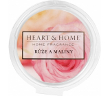 Heart & Home Roses and raspberries Soy natural fragrant wax 26 g