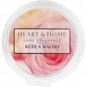 Heart & Home Roses and raspberries Soy natural fragrant wax 26 g