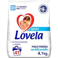 Lovela white laundry powder for babies, 41 washes, 4.1 kg