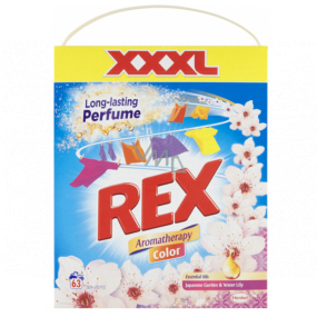 Rex Japanese Garden & Water Lily Aromatherapy Color washing powder of colored laundry 63 doses 4,095 kg