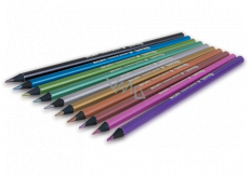 Colorino Round metallic crayons, 10 colors