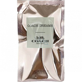 Coach Dreams perfumed water for women 1.2 ml with spray, Vial