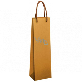 Ditipo Gift paper bottle bag 12 x 9 x 39 cm ECO natural brown
