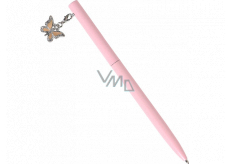 Albi Ballpoint pen with bow tie pink 14 cm