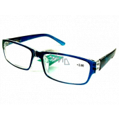 Berkeley Reading glasses +3.0 plastic blue transparent 1 piece MC2062