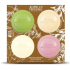 Jeanne en Provence Olive toilet soap 100 g + Jasmine toilet soap 100 g + Verbena toilet soap 100 g + Rose toilet soap 100 g, cosmetic set