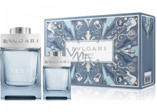 Bvlgari Man Glacial Essence perfumed water for men 100 ml + perfumed water 15 ml, gift set