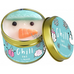 Bomb Cosmetics Chill Out Scent Stories fragrant natural, handmade candle in a tin can burns up to 35 hours