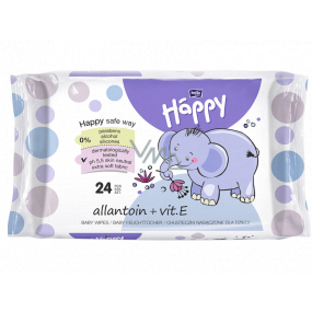 Bella Happy wet wipes with allantoin and vitamin E for children 24 pieces