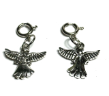 Guardian angel with skirt pendant metal 20 x 20 mm 1 piece