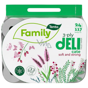 This Family Delicate toilet paper 117 shreds 3 ply 24 pieces