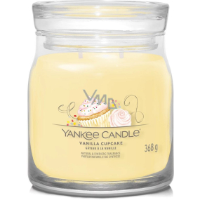 Yankee Candle Vanilla Cupcake - Vanilla Cupcake scented candle Signature medium glass 2 wicks 368 g