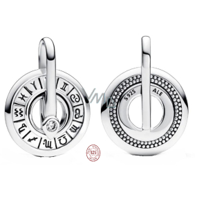 Charm Sterling silver 925 Zodiac - Mini medallion, bracelet pendant