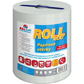 BALsoft Roll400 2-ply paper towels, 76 m, 338 sheets, 1 roll