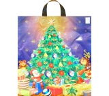 Press Plastic bag 47 x 41 cm with handle Christmas tree 1 piece