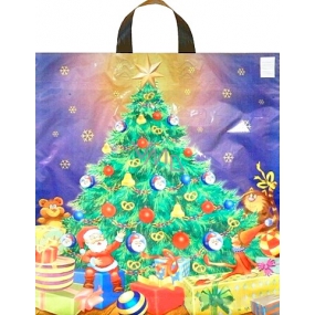 Press Plastic bag 45 x 50 cm with handle Christmas tree 1 piece