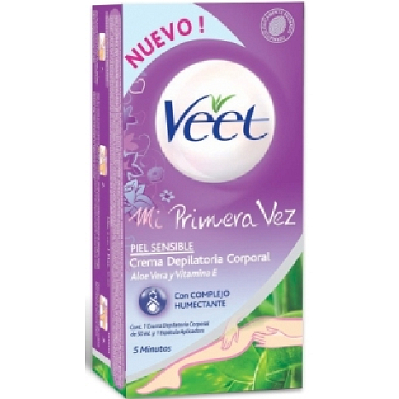Veet Debout Vitamin E and Almond Oil Wax Tapes Sensitive Skin 8 pieces