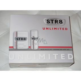 Str8 Unlimited EdT 50 ml + 150 ml deodorant spray, gift set