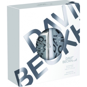 David Beckham Homme perfumed deodorant glass for men 75 ml + shower gel 200 ml, cosmetic set
