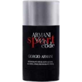Giorgio Armani Code Sport Men deodorant stick for men 75 ml