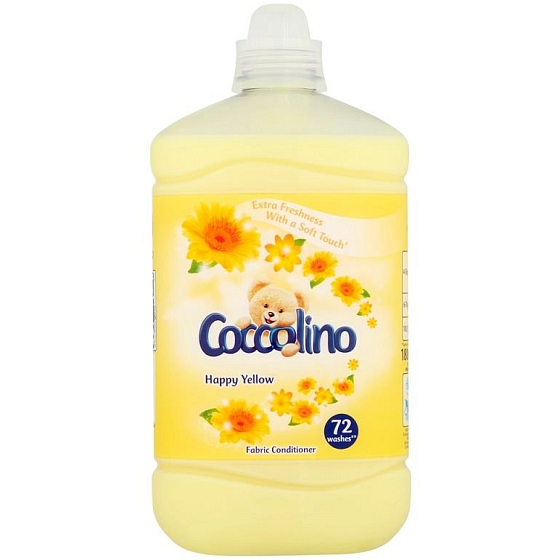 Coccolino Happy Yellow concentrated fabric softener 72 washes 1.8 l
