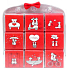 Nekupto Chocolate puzzle From love mouse 9 x 5 g, 11 x 11.5 x 0.7 cm