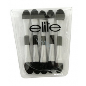Elite Models Double-sided eyeshadow applicator with 6.5 cm case 5 pieces
