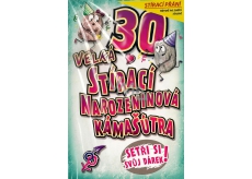 Nekupto Stírací přání k narozeninám Kámašútra 30 G 30 3337 21,5 x 13,5 cm
