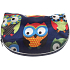 Etue Blue with colored owls 13 x 10 x 1.5 cm 70100