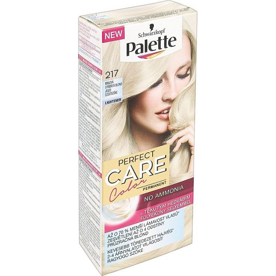 Schwarzkopf Palette Perfect Color Care Hair Color 217 Frosty silvery blond