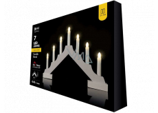 Emos Candlestick pyramid 40 x 20 cm, 7 LED warm white + timer