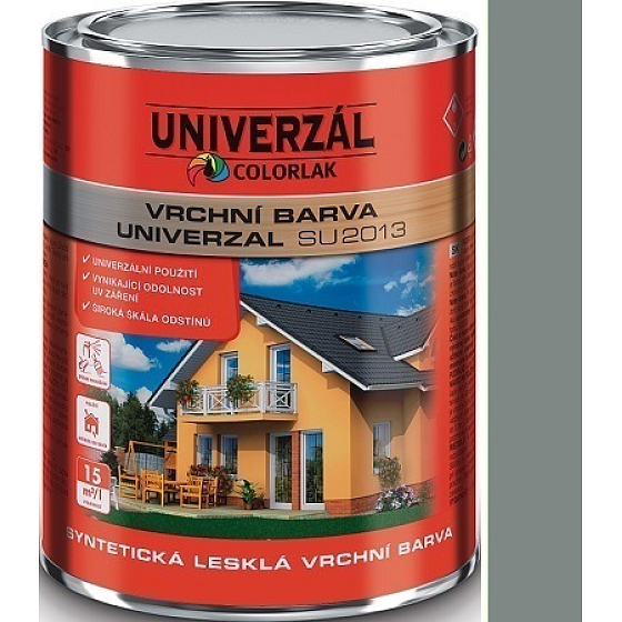 Colorlak Universal SU2013 synthetic glossy topcoat Aluminum 0.6 l