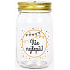Albi Glass treasure chest jar All the best 13 cm