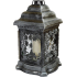 Admit Glass lamp Gray lantern with wine motif 25.5 cm 36 hours 100 g LA207