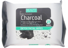 Beauty Formulas Charcoal Activated Carbon Remover Wipes 25 pieces