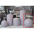 Lima Ice pastel candle light purple sphere 100 mm 1 piece