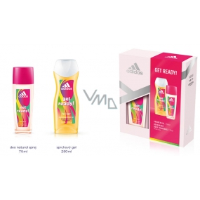 Adidas Get Ready! for Her perfumed deodorant glass 75 ml + shower gel 250 ml, cosmetic set