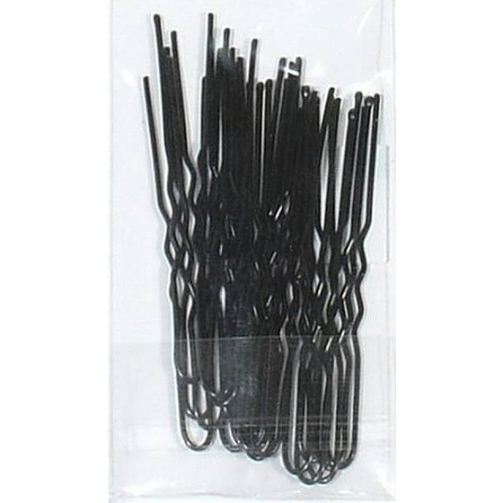 Duko Black Hairpin 6.5 cm 20 pieces 652B