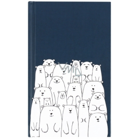 Albi Lined Pocket Pad Bears 96 pages 9.5 cm x 15.5 cm x 0.9 cm